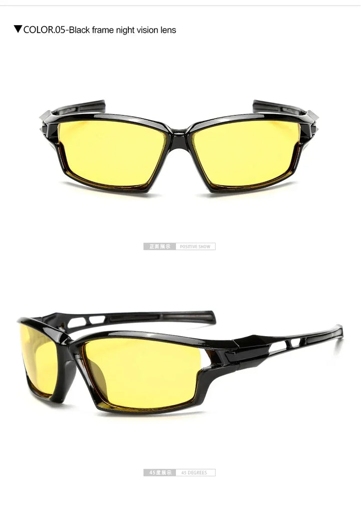 Night Driving Sunglasses Polarized Yellow Lenses Fall 2025 Glare Reduction UV400