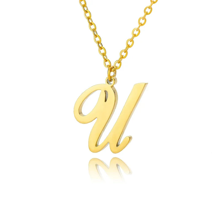 Personalized Gold Initial Necklace - Elegant Minimalist Gift for Women, Weddings &amp; Anniversaries