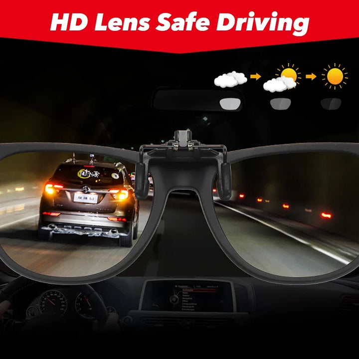 Photochromic Sunglasses Flip-Up Clip-On Polarized Lenses for Driving Summer 2026 Trend Gift Idea