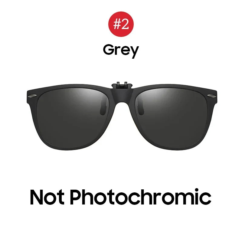 Photochromic Sunglasses Flip-Up Clip-On Polarized Lenses for Driving Summer 2026 Trend Gift Idea