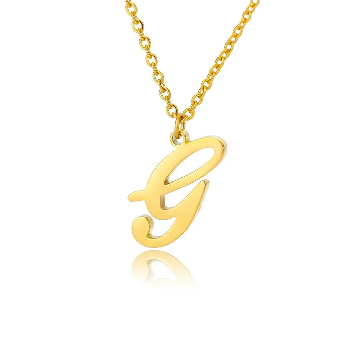 Personalized Gold Initial Necklace - Elegant Minimalist Gift for Women, Weddings &amp; Anniversaries