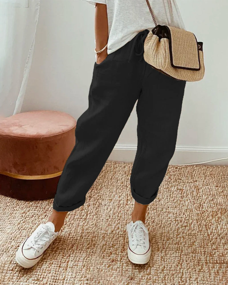 Lightweight women’s linen Pants – casual fit, breathable fabric, for everyday wear