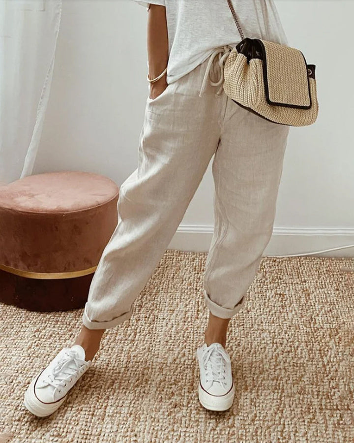 Lightweight women’s linen Pants – casual fit, breathable fabric, for everyday wear