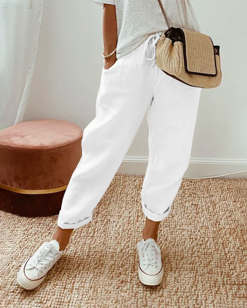 Lightweight women’s linen Pants – casual fit, breathable fabric, for everyday wear