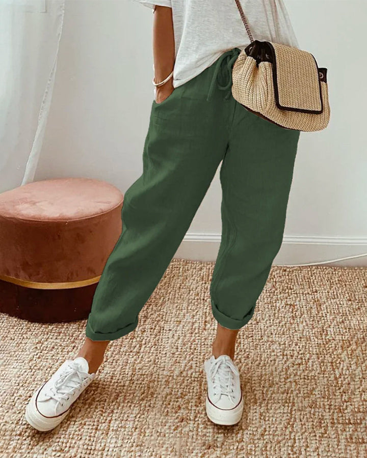 Lightweight women’s linen Pants – casual fit, breathable fabric, for everyday wear