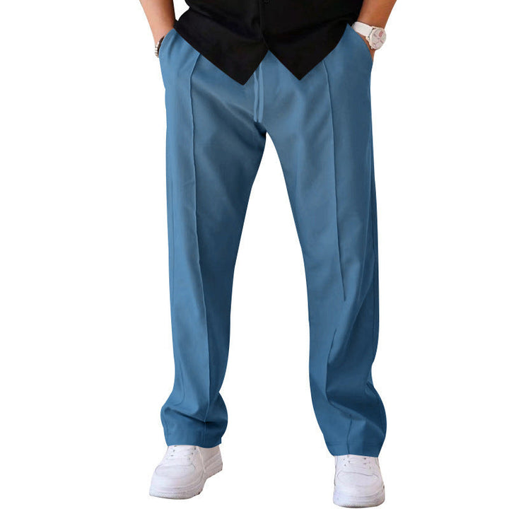Lightweight &amp; comfortable men’s wide-leg Pants – breathable fabric, casual style, perfect for summer