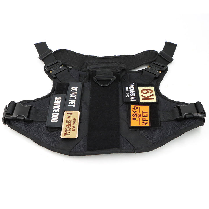 Dog Harness Patches Set 12 Hook And Loop Patches For Harnesses Do Not Pet Service In Training USA Flag Fall 2025 Gift