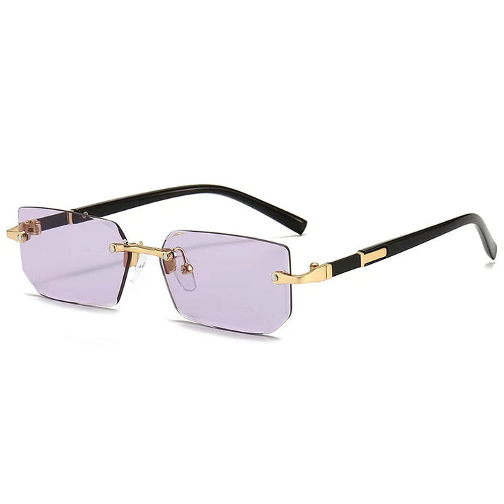 Lightweight women’s sunglasses – rectangular frame, minimalist design, for summer