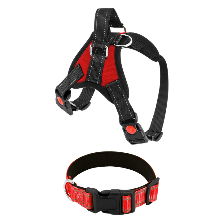 Dog Harness No-Choke Adjustable Safety Harness Fall 2025 Trend Breathable Padding For Gentle Control