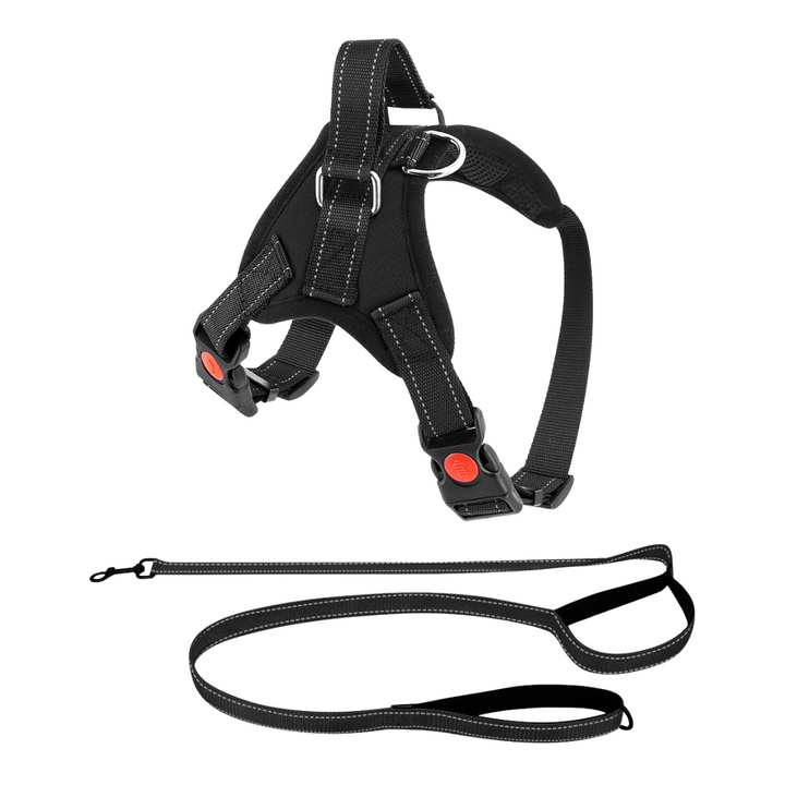 Dog Harness No-Choke Adjustable Safety Harness Fall 2025 Trend Breathable Padding For Gentle Control
