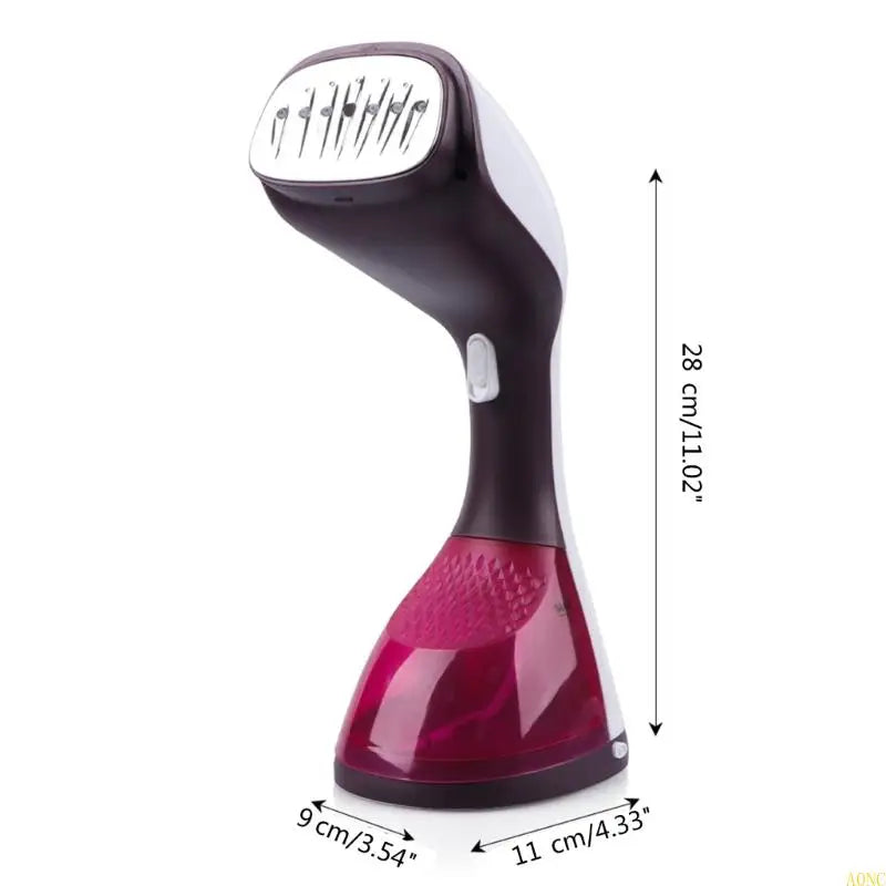 Powerful Handheld Clothes Steamer with 220ml Water Tank and Stainless Steel Panel for Quick Touch-Ups