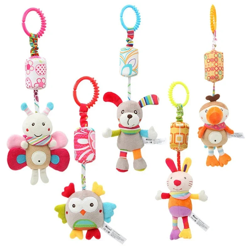 Baby Rattle Hanging Plush Toy Newborn Sensory Toys Gift