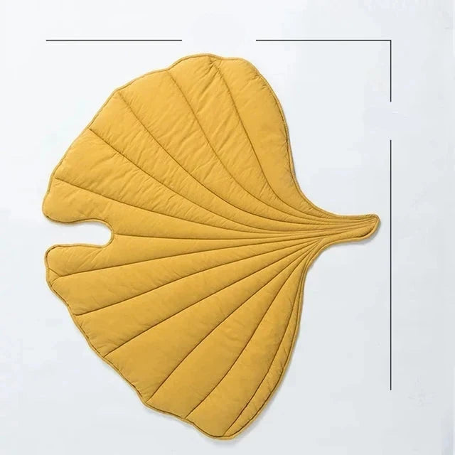 Fashion Creativity Leaf Heart Shaped Blanket Carpet for Child Pet Cat Dog Mat Home Decor