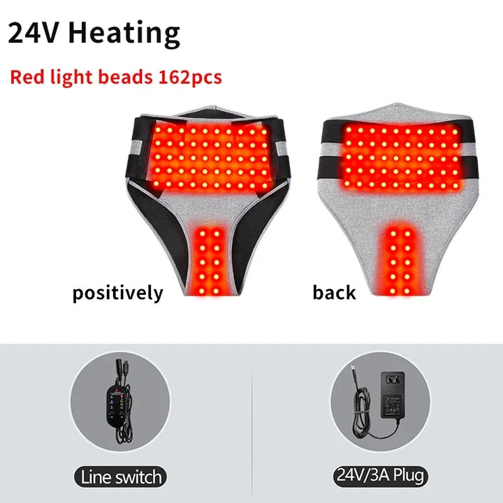 Red Light Heated Underwear with Abdominal Massager – Uterus Warming Menstrual Cramp Relief Wearable 2026