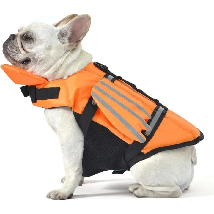 Dog Life Jacket with Chin Float &amp; Rescue Handle – Reflective Adjustable Oxford Swimming Vest All Sizes 2026