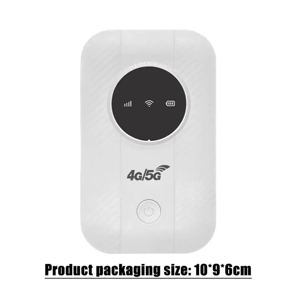 Portable WiFi Router Travel Hotspot High Speed Compatible With 4G/5G SIM Card Required Back to School 2026
