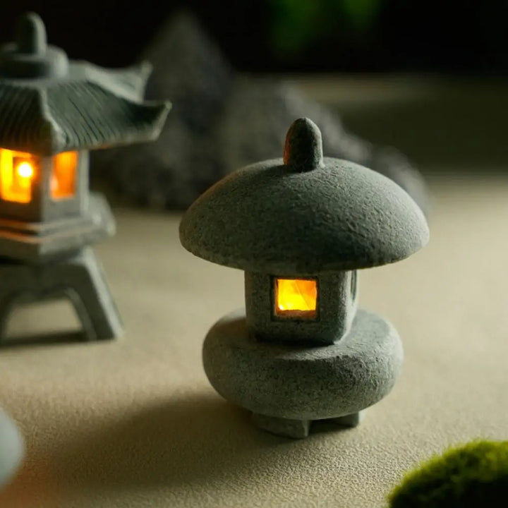 Pagoda Lantern Garden Statue Zen Yard Light Miniature Lamp for Micro Landscape Decor Fall 2026 Trend