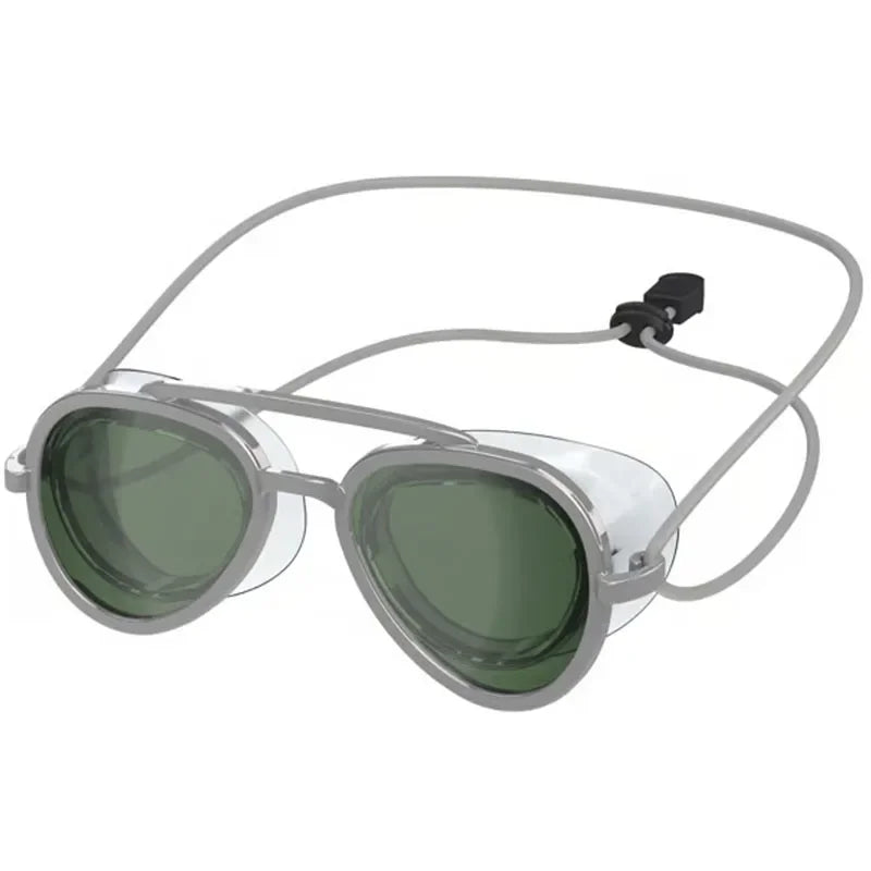 Wide Angle Anti-Fog Swimming Goggles – Full View Retro Frame Unisex Pool Swim Eyewear 2026