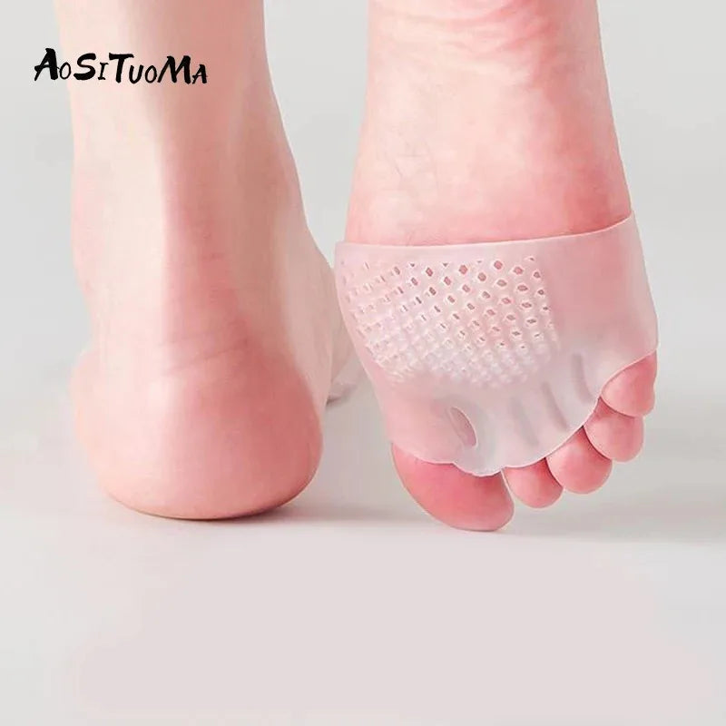 Silicone Front Foot Pads 2-Pack – Bunion Relief &amp; Forefoot Cushion, Foot Support Home Use 2026