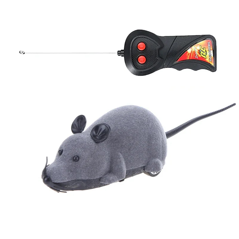 Rat Funny Cat Toy With Remote Control Mouse - Cute Wireless Pet Supplies for Cats