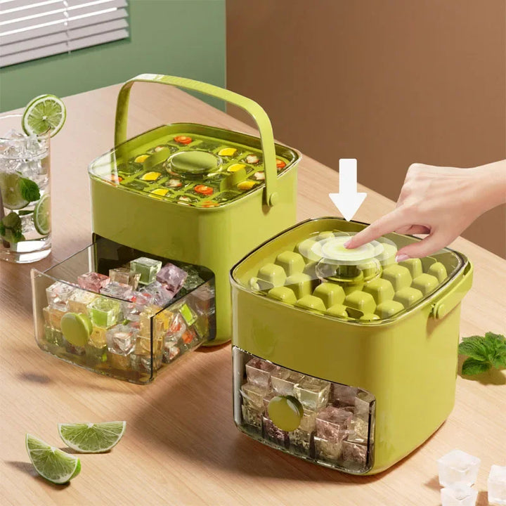 48-Grid Ice Cube Tray Reusable One-Touch Release Ice Maker – Eco-Friendly, Summer 2026