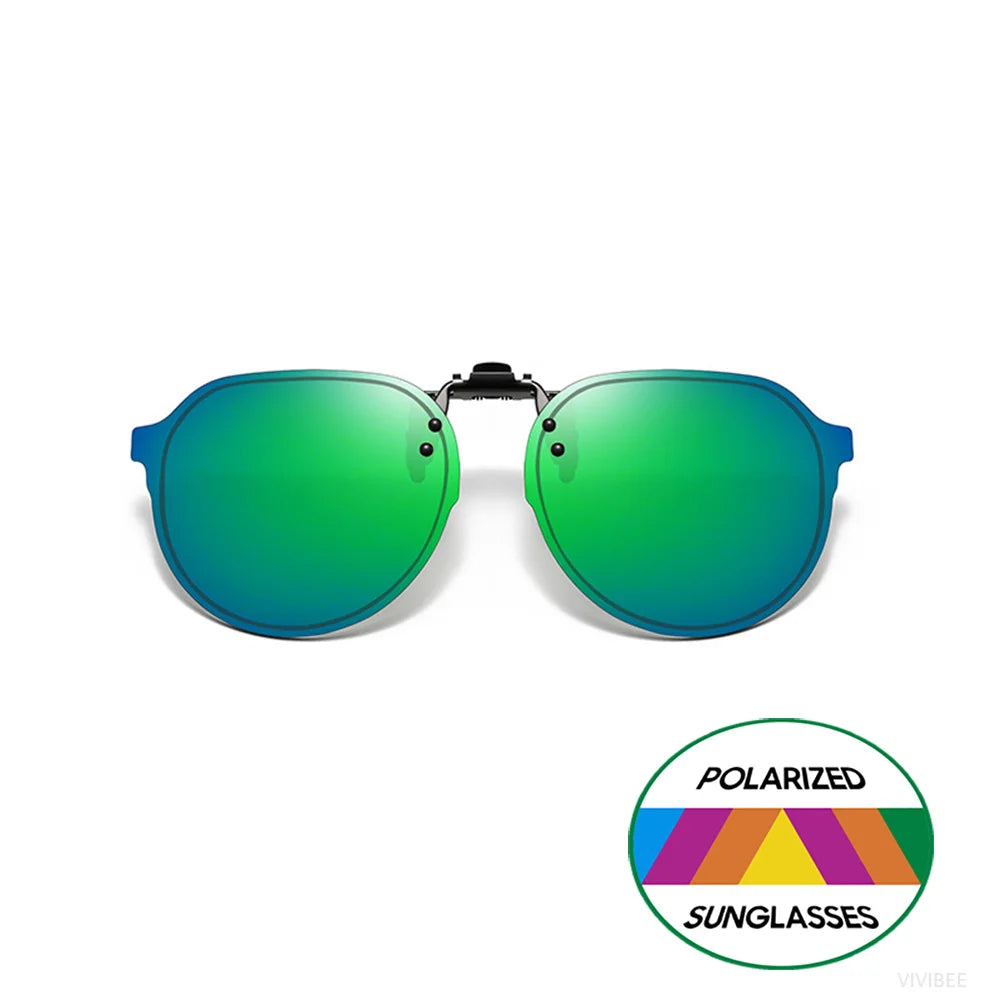 Clip-On Sunglasses Polarized UV400 Flip Up Clip Night Vision Clip Universal Goggles For Driving And Fishing Summer 2026