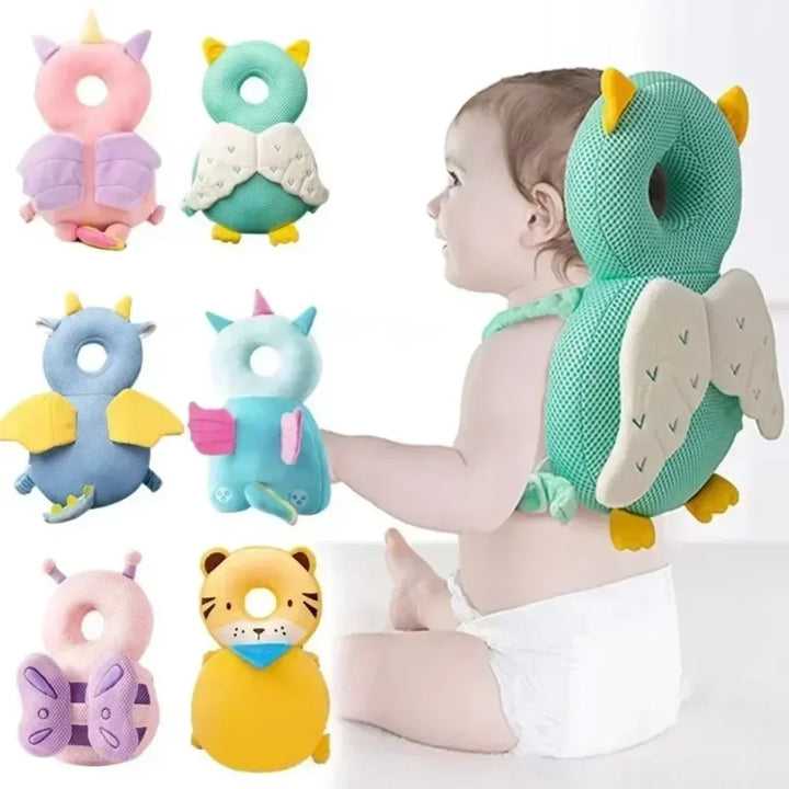 Security Protective Headgear Pillow for Baby Safety, Cute Cushion Anti-Fall Edge Protector