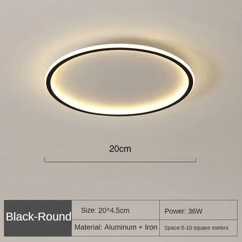 LED Ceiling Light Nordic Minimalist Circular with Remote Control Energy Efficient Home Decor TikTok Viral Fall 2026