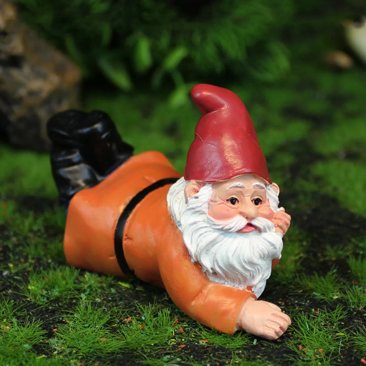Resin Garden Statue Gnome Ornament For Yard Patio Lawn Decor Outdoor Holiday Decoration