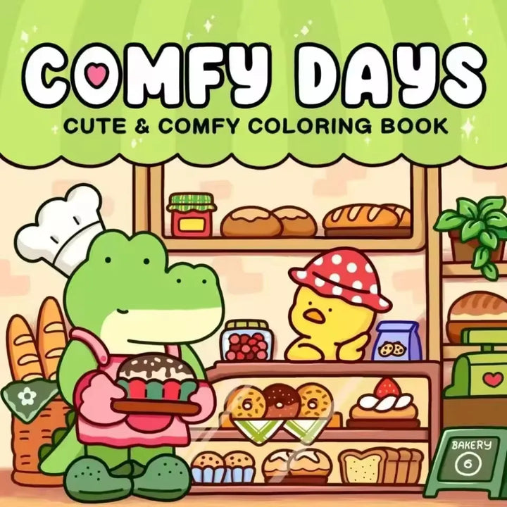 Halloween colouring Book - Cozy Friends For Adults And Teens, Adorable Creepy Creatures, Fall 2025 Gift