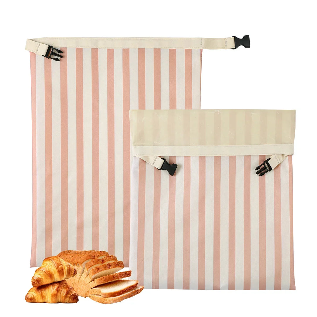 Beeswax Bread Bags 2-Pack Oxford Cloth – Eco-Friendly Reusable Food Storage Fermentation Bags 2026