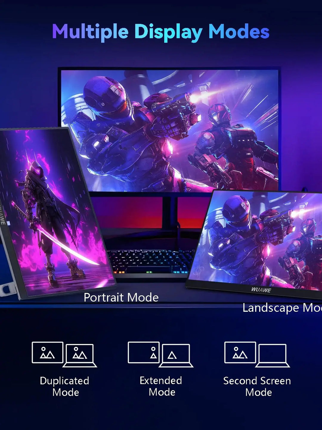 16 Inch 120Hz Portable Monitor 1920x1200 HDR Holiday Gift