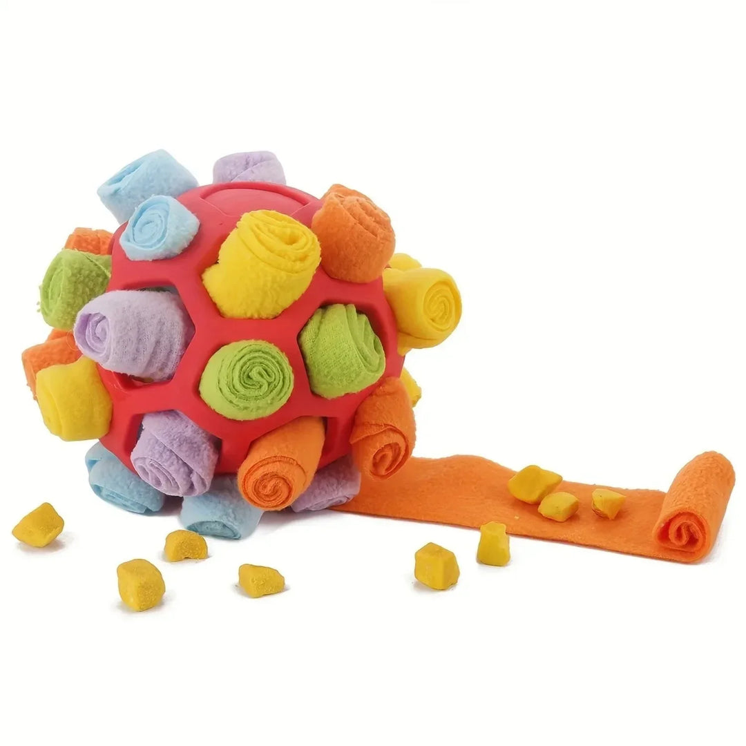 Dog Snuffle Ball Toy – Bite Resistant Rubber Interactive Nose Work Foraging Enrichment Toy for Dogs 2026