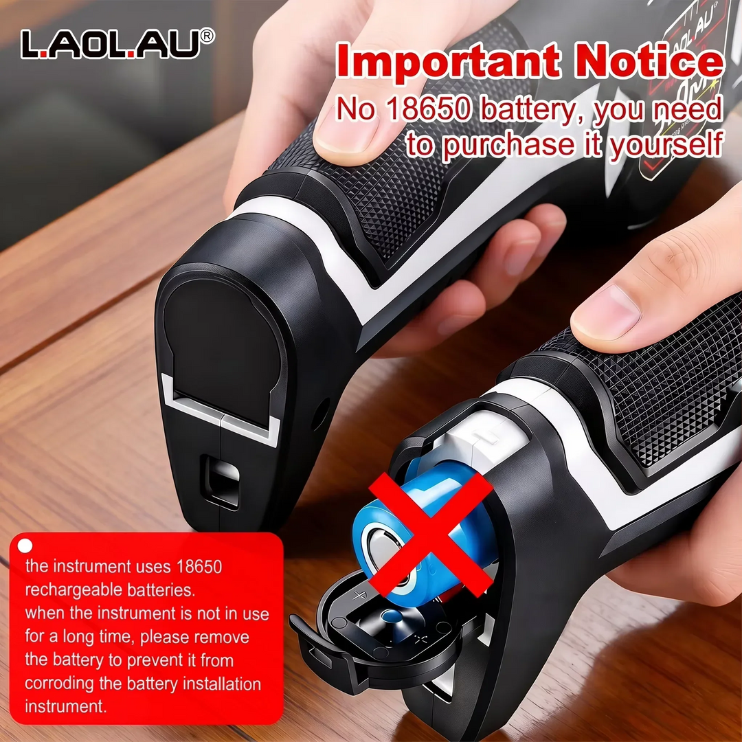 LAOLAU 2-in-1 Laser Tape Measure 5M/16FT – Type-C Rechargeable Class II Laser Auto-Lock Tool 2026