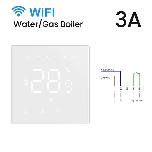 Smart Thermostat WiFi Autumn 2025 Heating And Boilers Voice Assistant Compatible Touchscreen Energy Saving