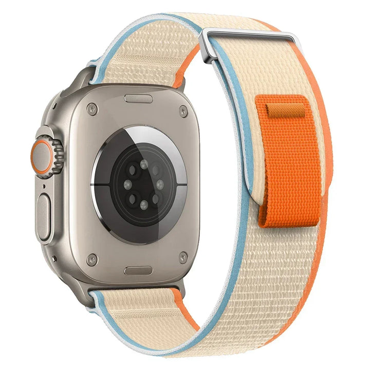 Nylon Trail Loop Apple Watch Band - Breathable Sport Strap for Ultra 3 2, Series 11 10 9 8 7 41-49mm