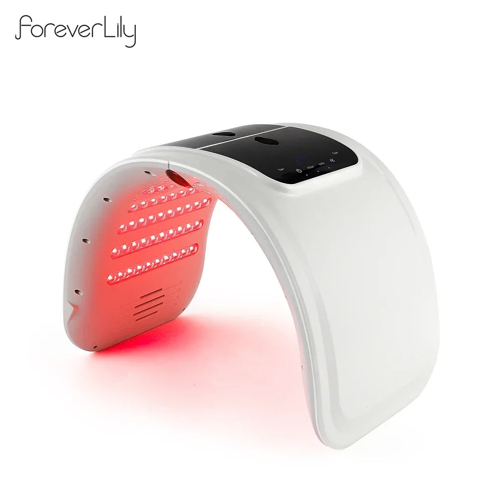 7-colour LED Photon Face Mask &amp; Nano Spray Machine - Skin Rejuvenation Anti-Aging Home Therapy