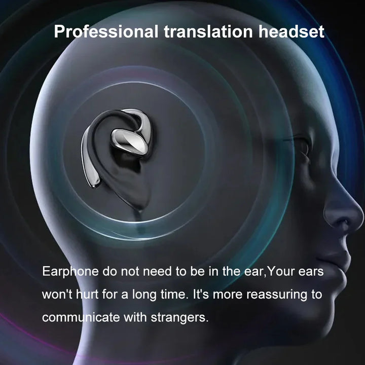 M8 Translator Earbuds - 144 Language Two-Way Device, 97% Accuracy, Music &amp; Calling Support