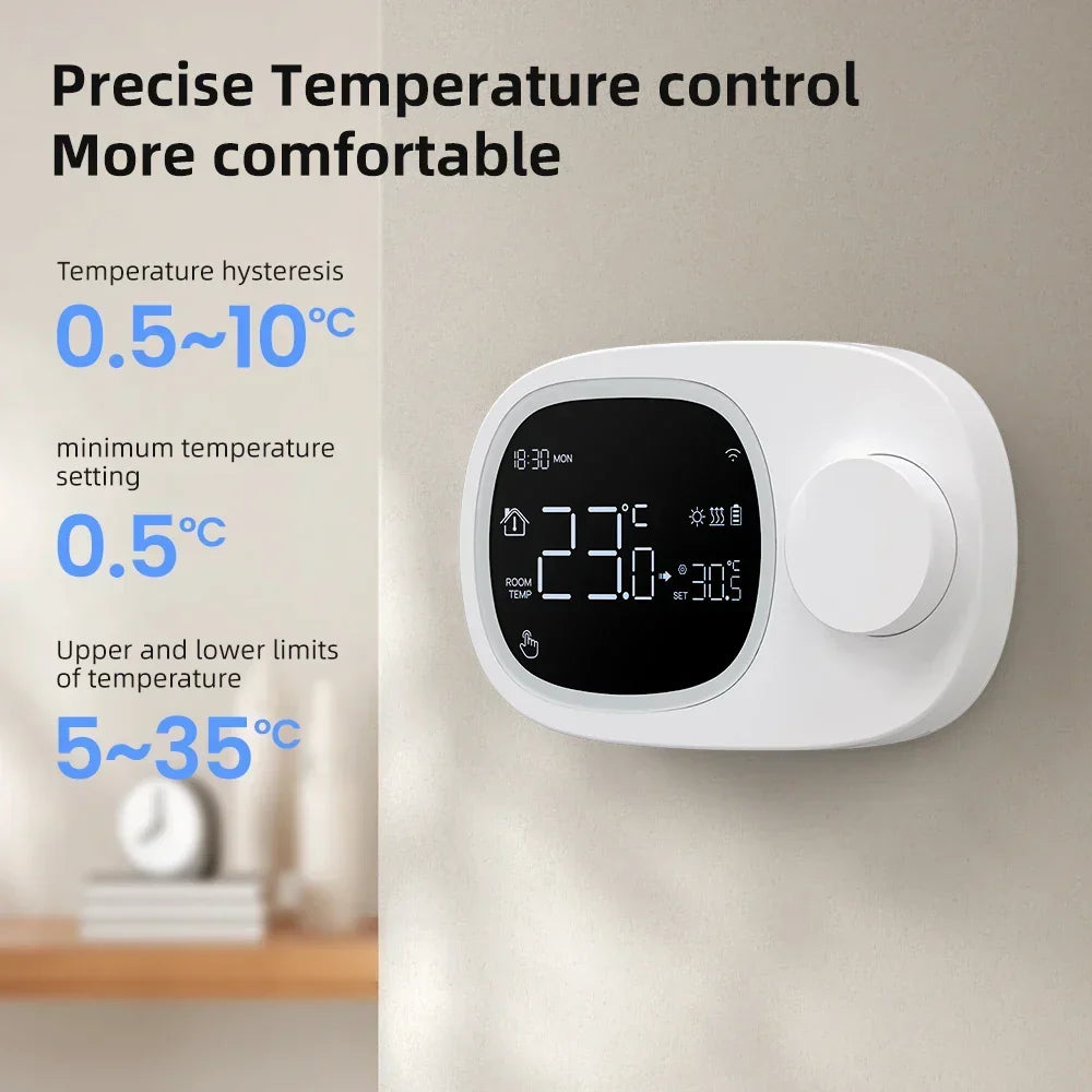 Smart Thermostat WiFi Boiler Controller Alexa Google Home Compatible Remote Temperature Energy Saving Fall 2025
