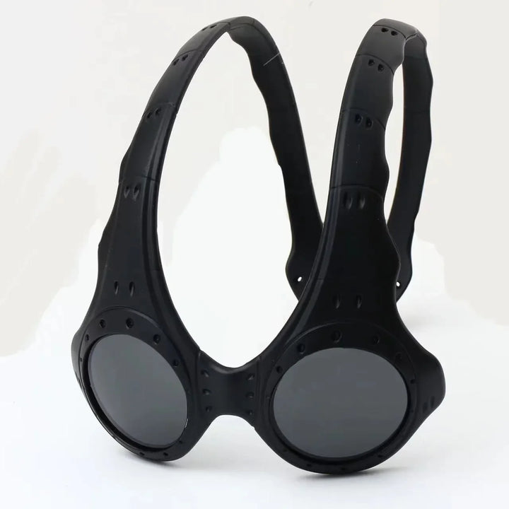 Sunglasses Metal Frame Oversized Round Lens Eyewear For Outdoor Cycling TikTok Viral Retro 2026