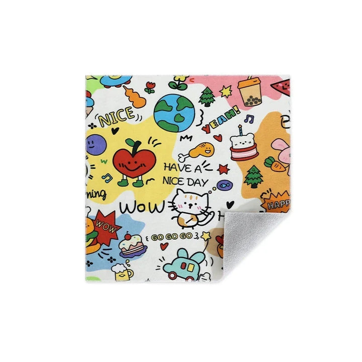 Magic Cloth Makeup Bag - Portable Camera Lens Wrapping Storage, Self-adhesive Organizing Bag