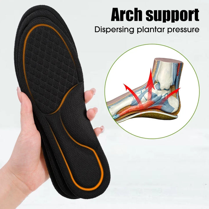 Memory Foam Orthopedic Insoles 12 Pack Antibacterial Plantar Fascia Insole