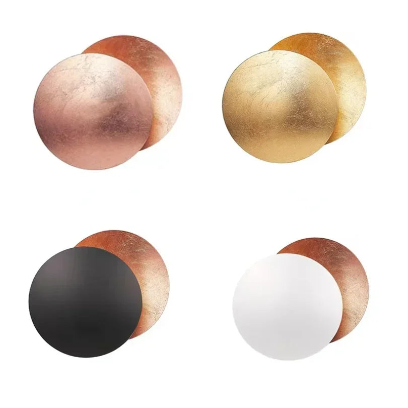 Wall Sconce Light Round Eclipse Modern Wall Lamp Iron Construction Ambient Bedside Decor Fall 2026