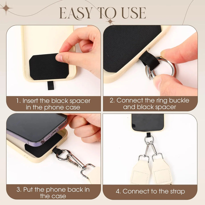 Phone Lanyard With Zipper Pocket And Storage Bag – Adjustable Wide Nylon Straps For Hands-Free Travel 2026