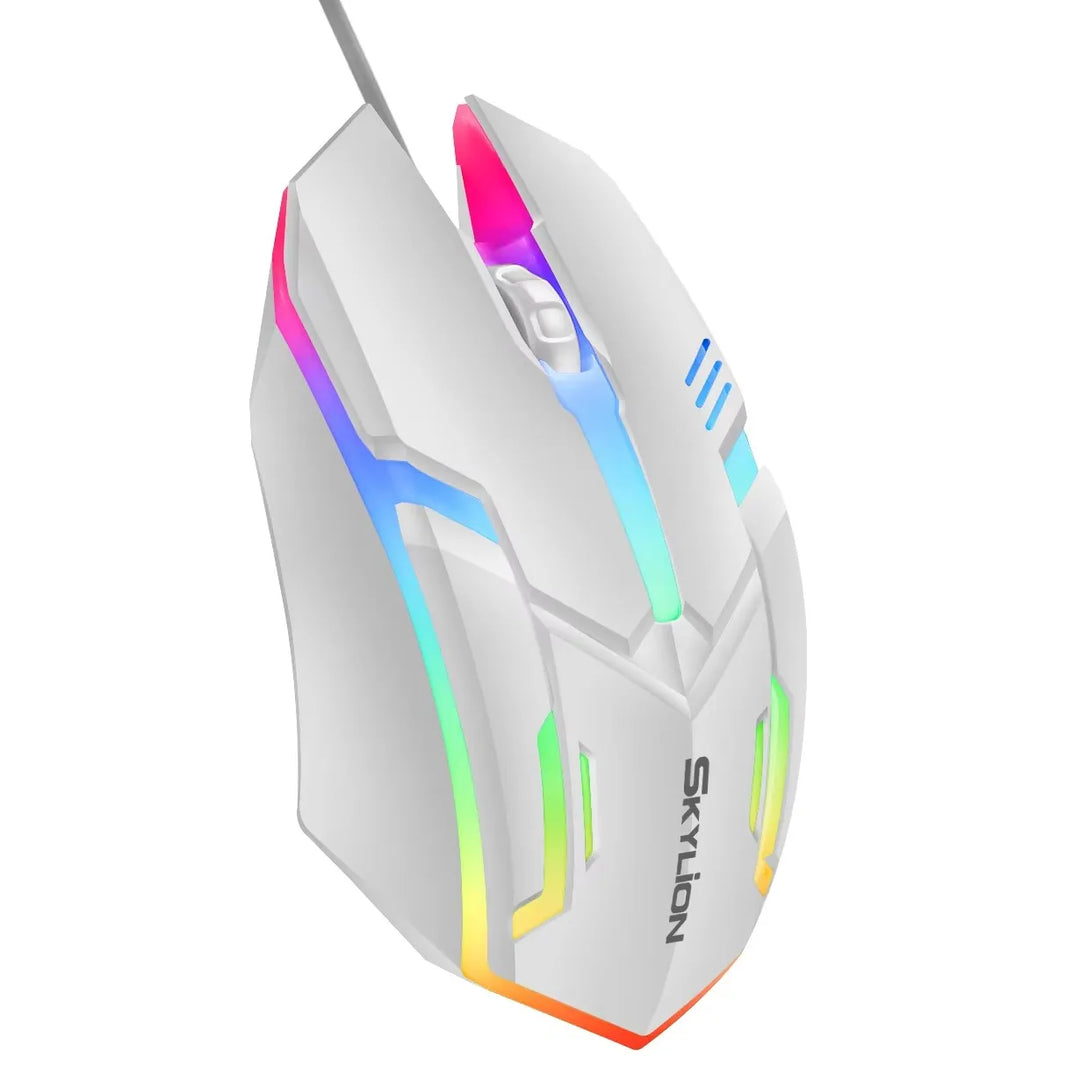 Wired RGB Gaming Mouse 3 Button USB Precision Office