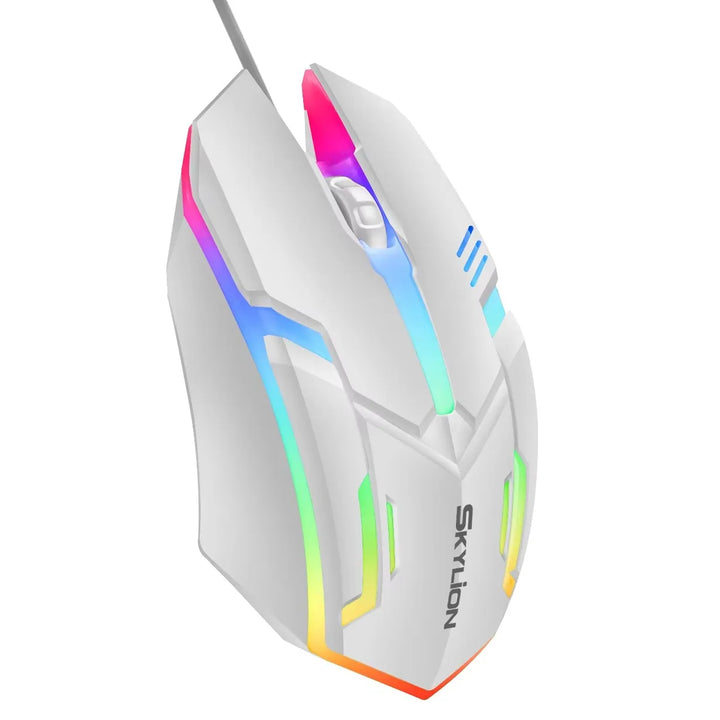 Wired RGB Gaming Mouse 3 Button USB Precision Office