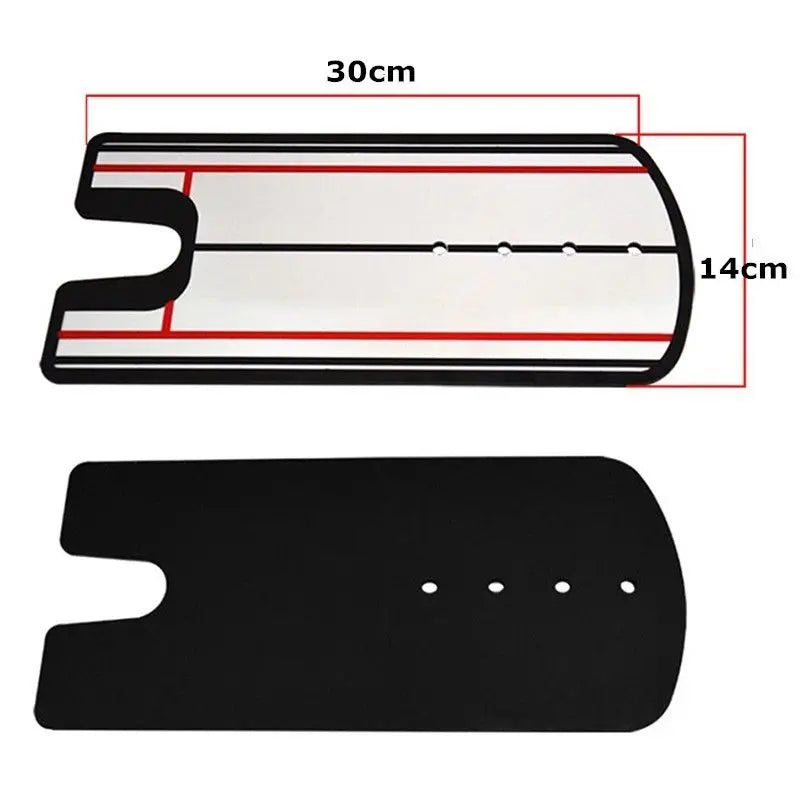 Golf Putting Practice Mirror - Alignment Aid for Training, Lightweight 140x300mm Golf Putter Tool