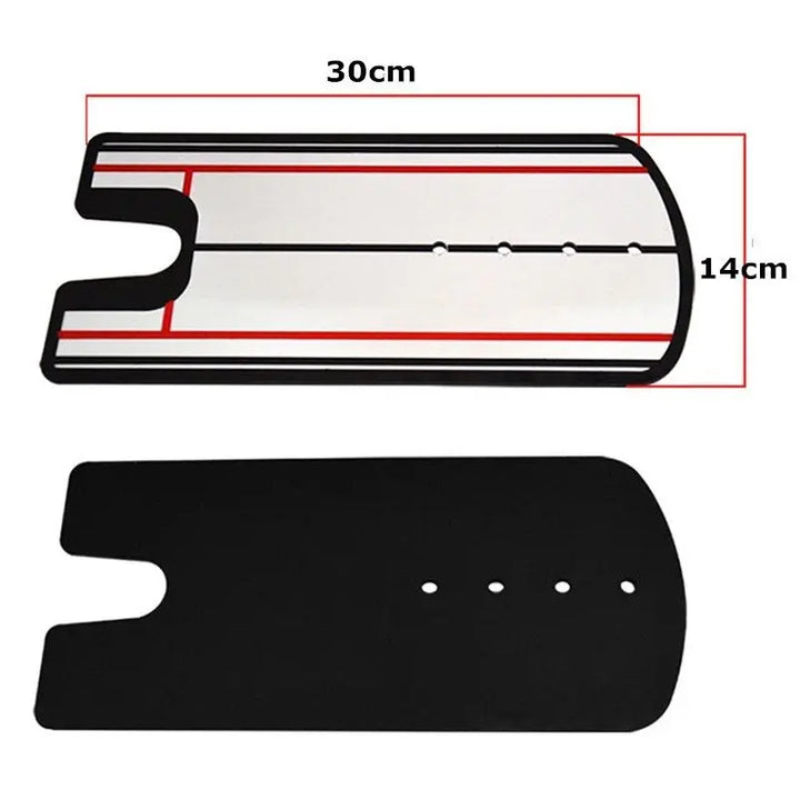 Golf Putting Practice Mirror - Alignment Aid for Training, Lightweight 140x300mm Golf Putter Tool