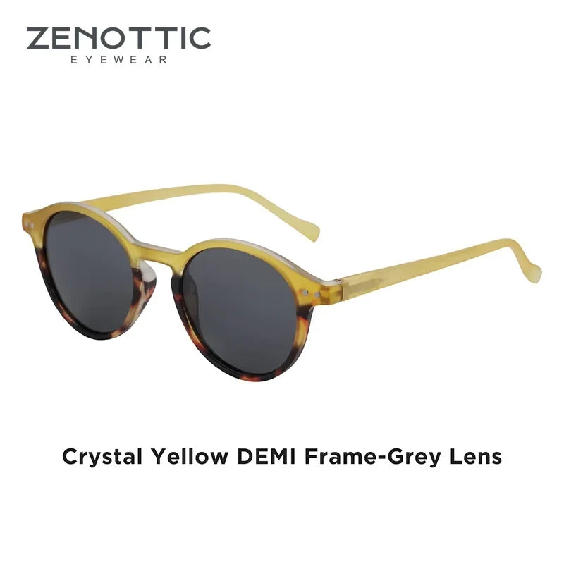 Polarized Sunglasses Round Retro Unisex Eyewear Summer 2026 Trend UV400 Protection