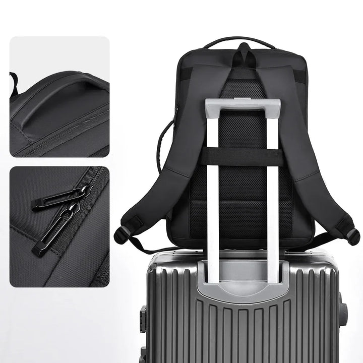 Travel Backpack Expandable Unisex Laptop And Business Style Fall 2026 Travel Companion